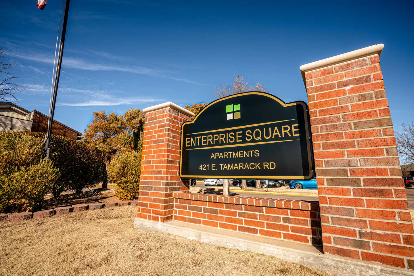 Enterprise Square Apartments sign